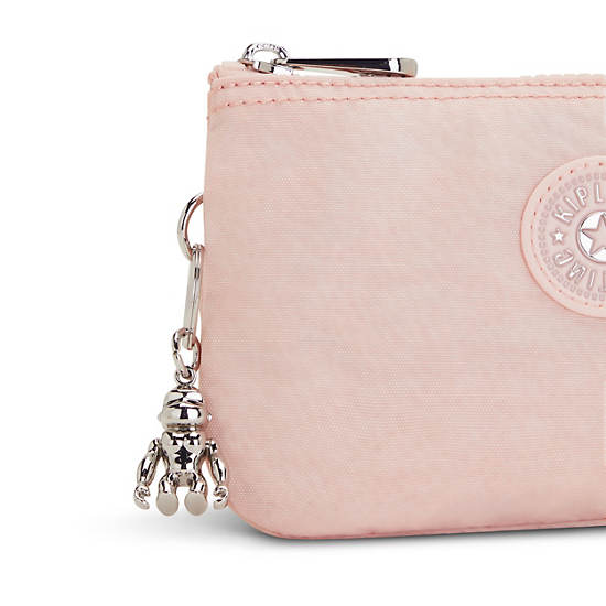 Kipling Creativity Large Fashion Pouch Bags Spring Rose Embossed | CA 2081VR